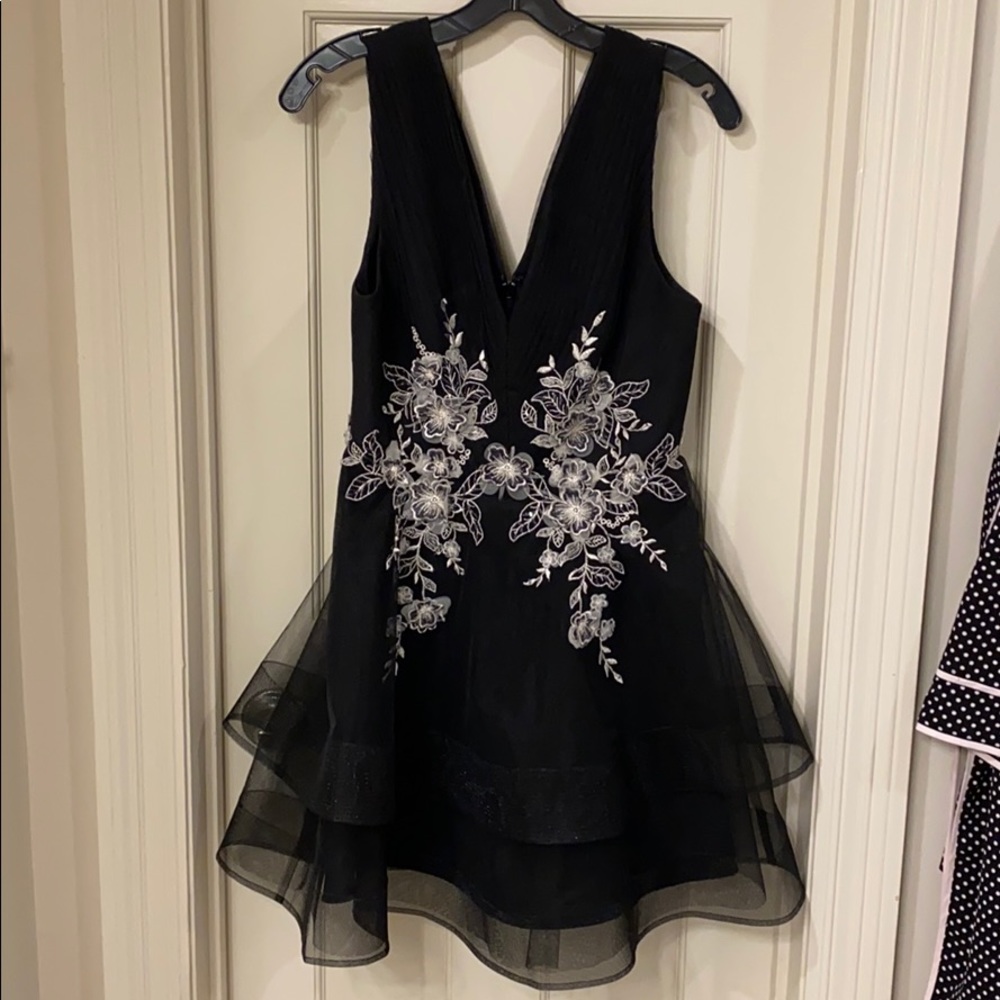 NWT BCBG Beautifully elegant Black dress